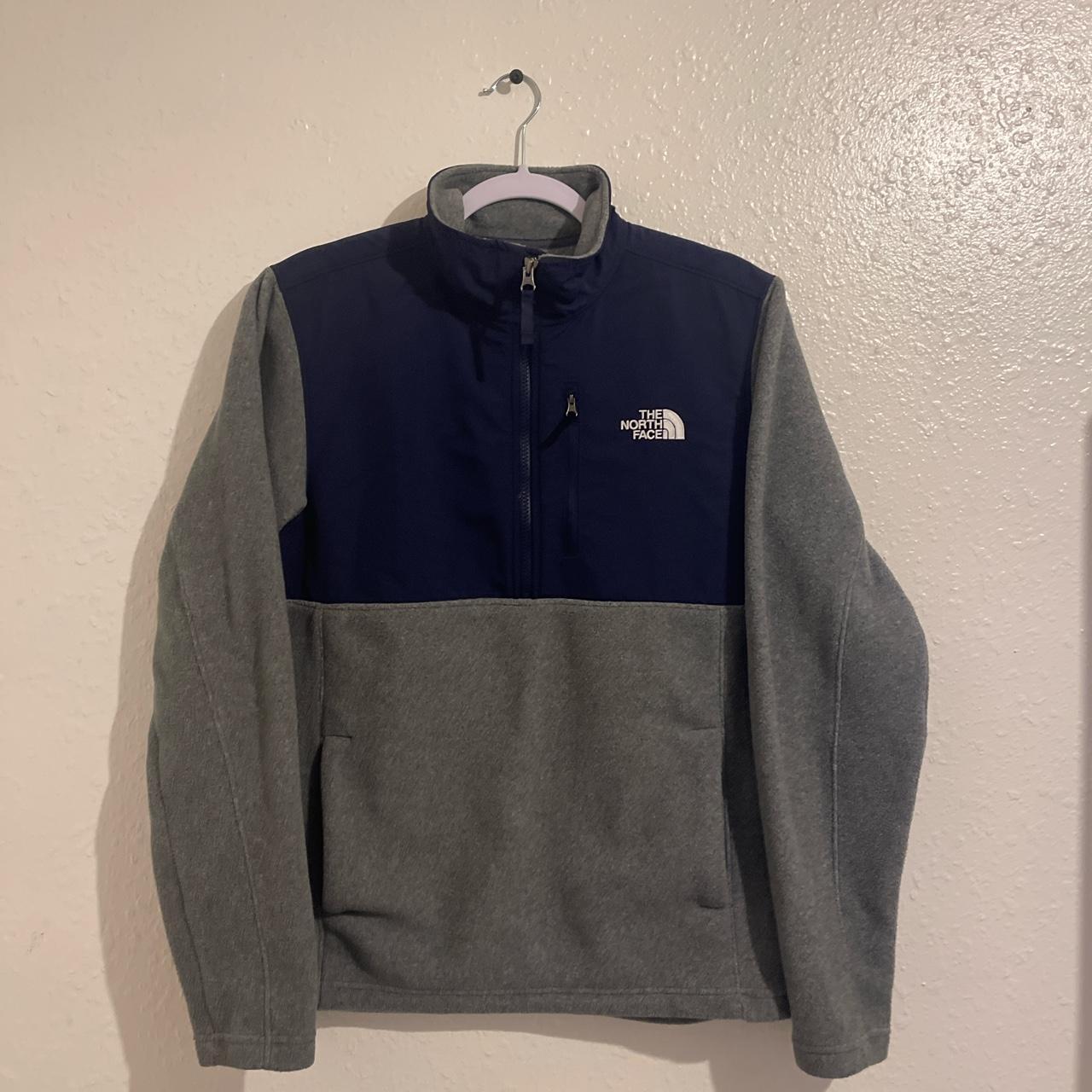 The North Face Men's Navy and Grey Jacket