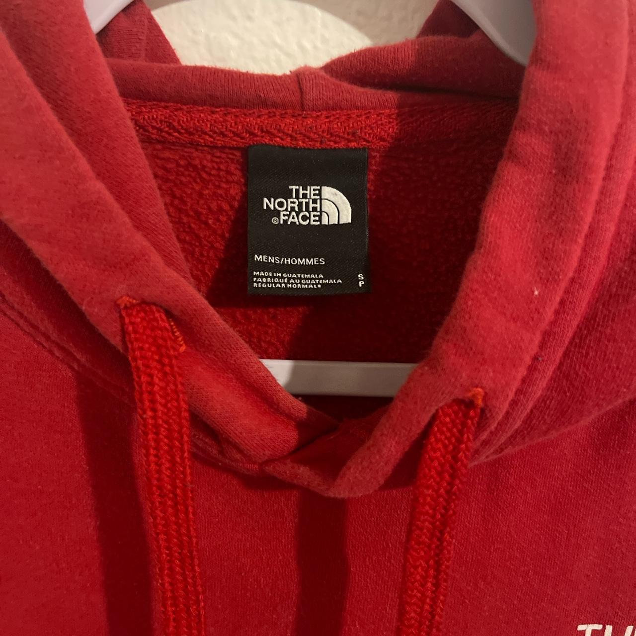 The North Face Men's Red and Black Hoodie (3)