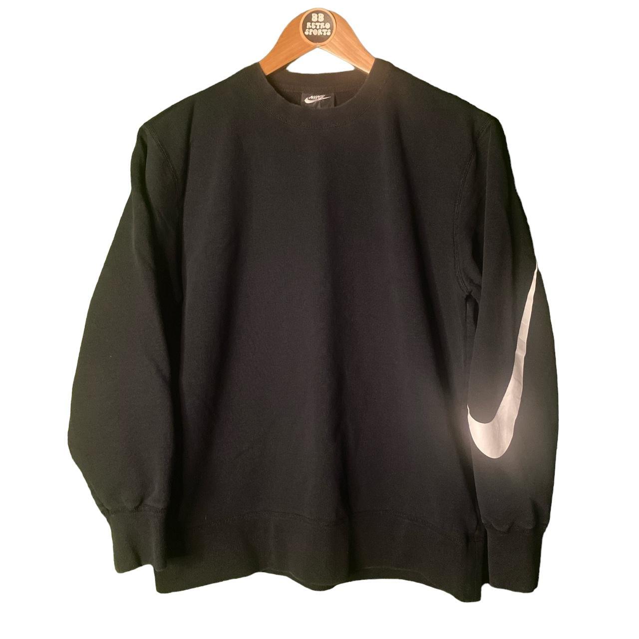 Nike Men's Black Sweatshirt | Depop