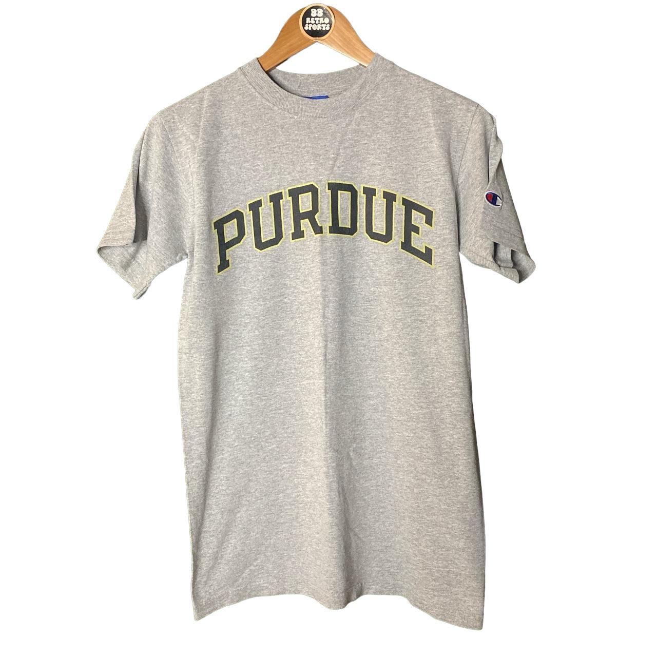 Men’s grey vintage Champion Purdue University t... - Depop