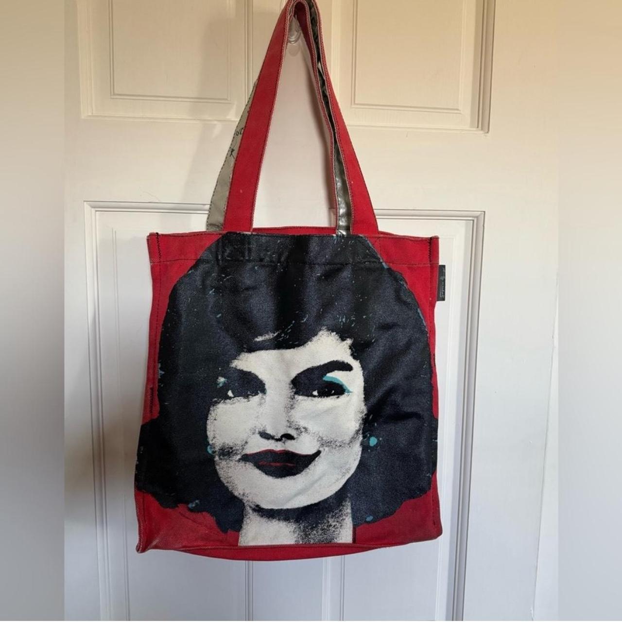 ANDY WARHOL x Loop NYC Red Jackie O Bag Distressed | Depop