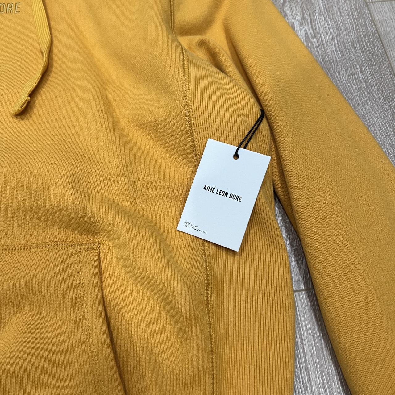 Aime leon dore yellow hoodie best sale