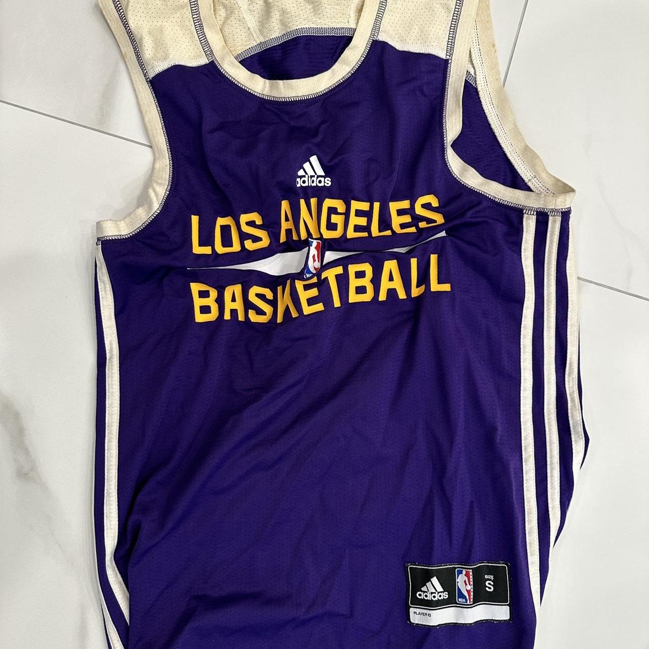 adidas lakers practice jersey