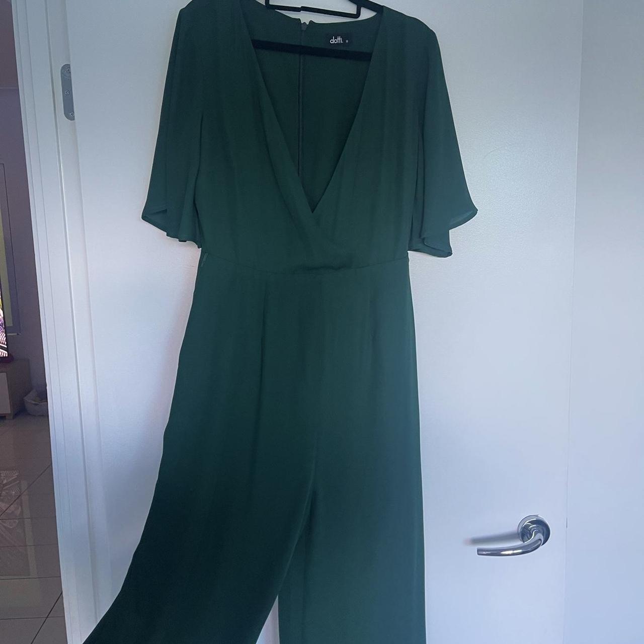 Dotti emerald green jumpsuit. Incredible quality and... - Depop