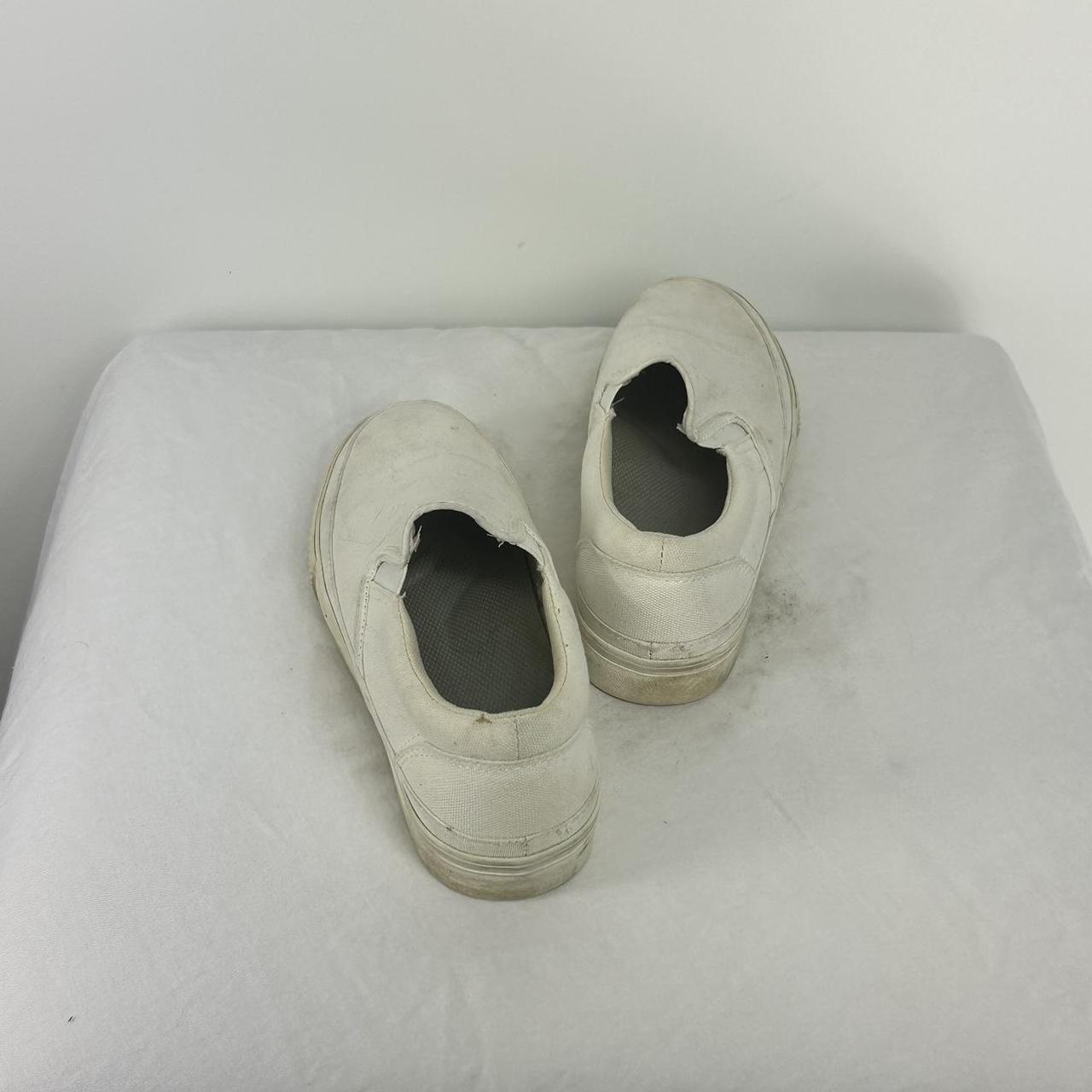 Muji Less Tiring Slip-On Sneakers Off White Depop