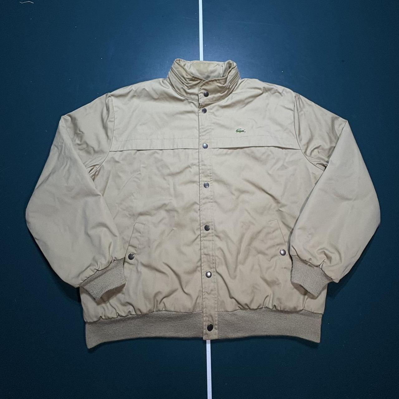 Lacoste Men's Bomber Jacket - Tan/Navy - XL – Vin… - image 1