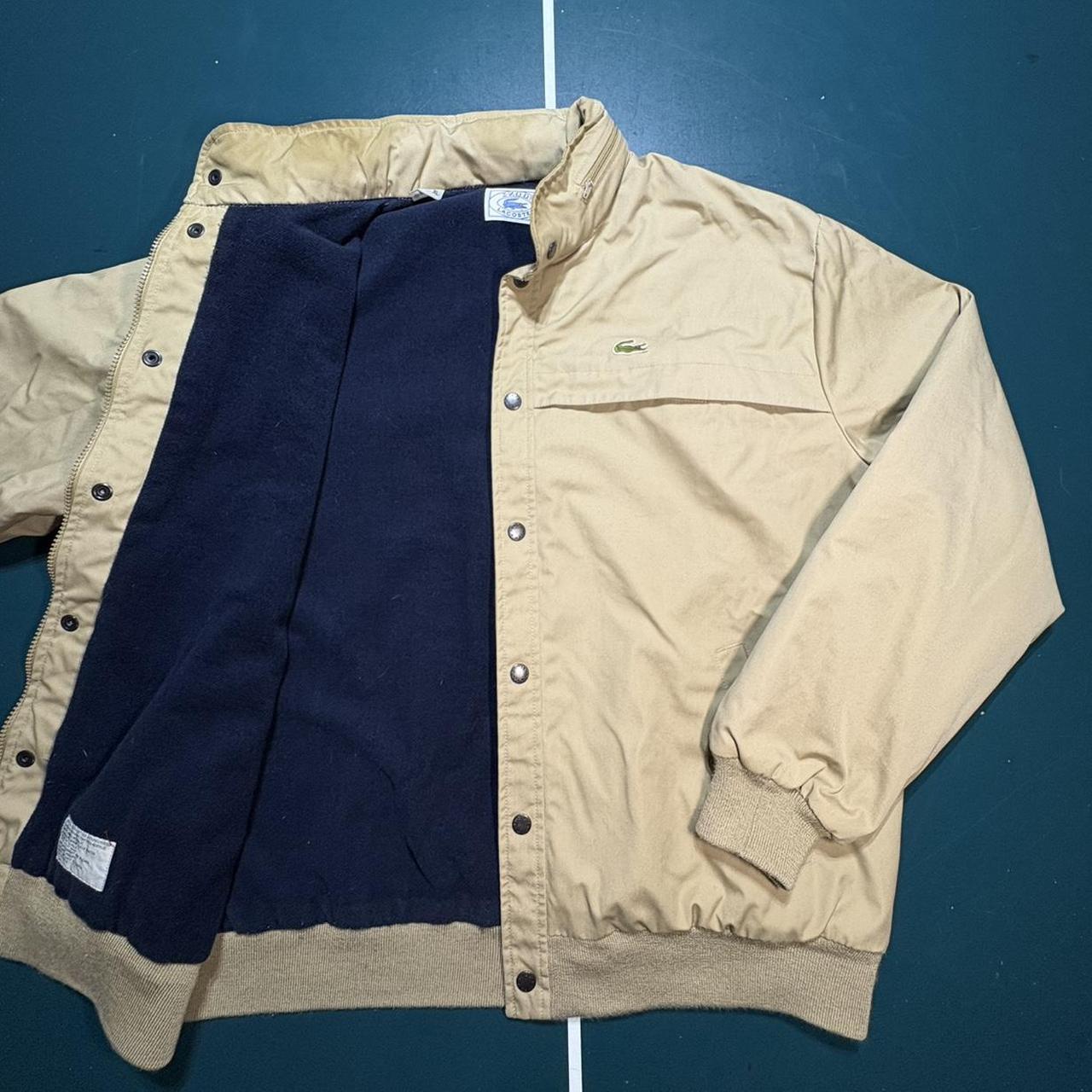 Lacoste Men's Bomber Jacket - Tan/Navy - XL – Vin… - image 2