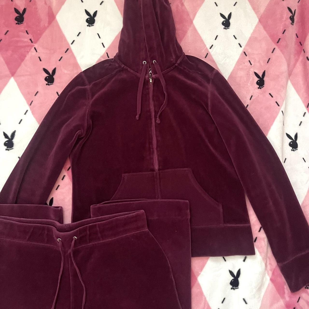 Burgundy New York & Co tracksuit ☆ -SIZE... - Depop