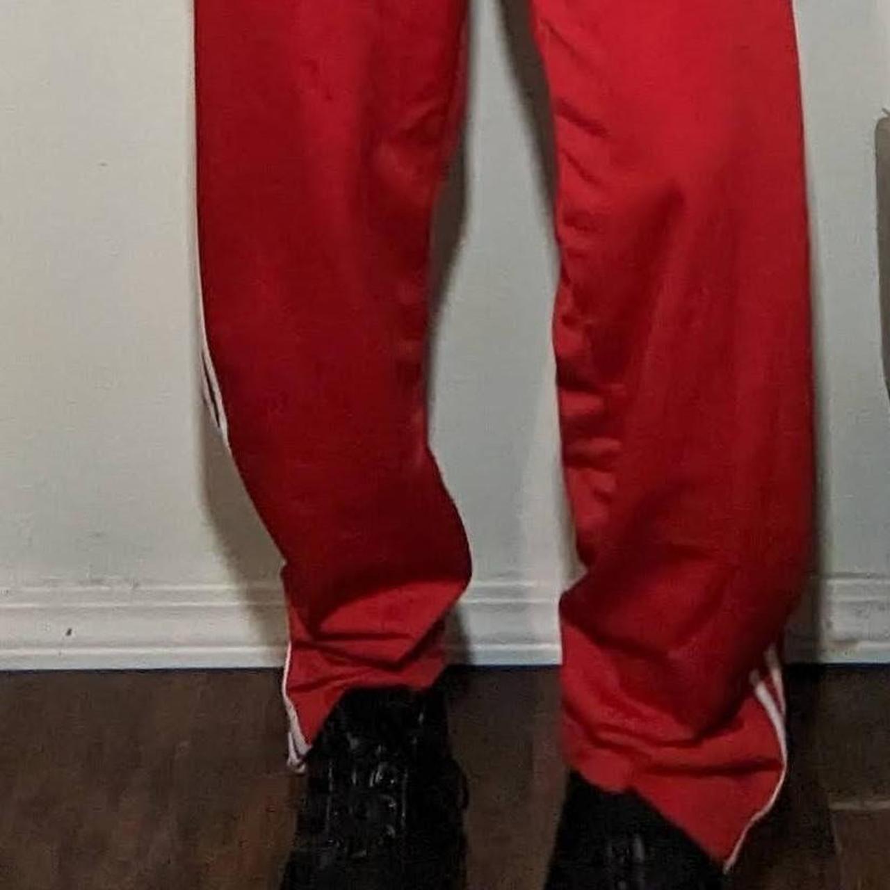 Red Adidas pants! Worn only a few times, in... Depop