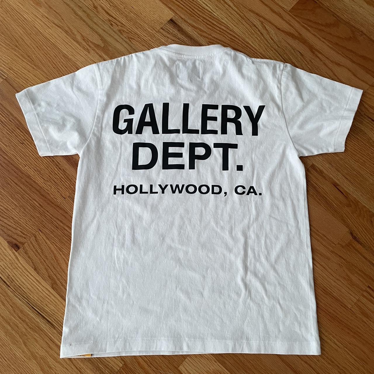 plain white tee by LA Apparel, size S - Depop