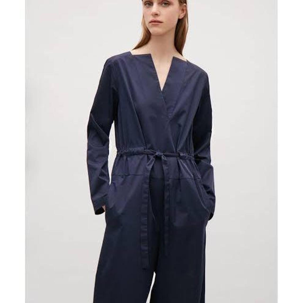 Cos navy jumpsuit online