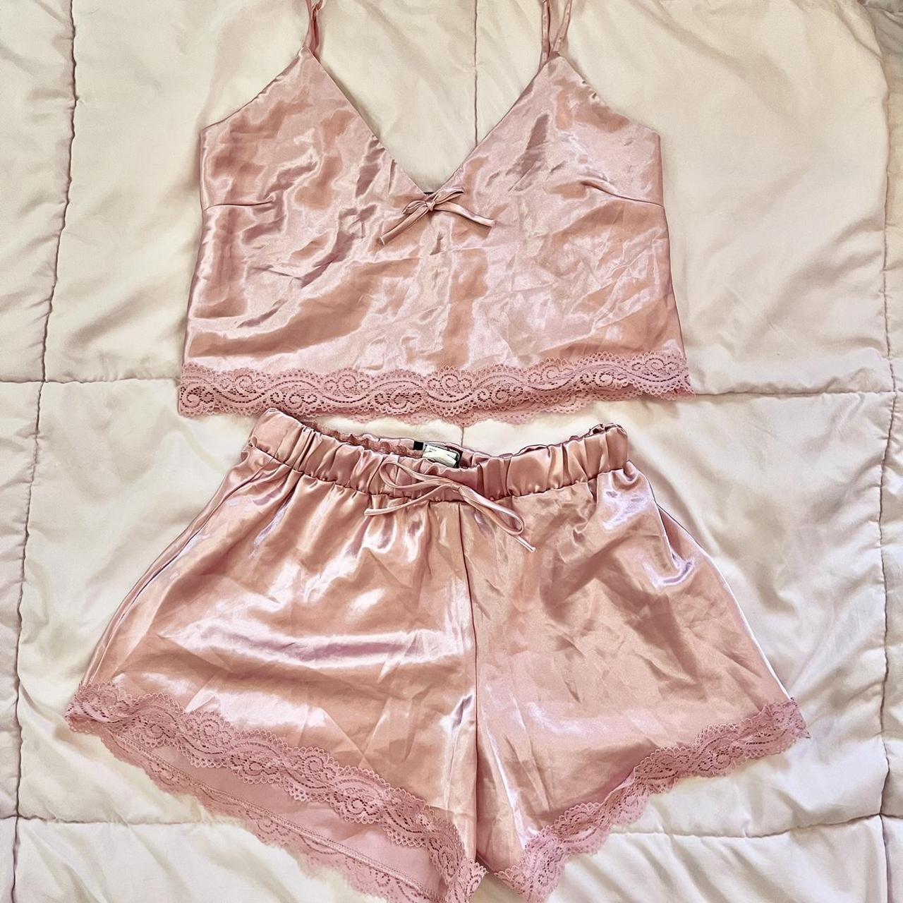 Fashion Nova Women's Pink Pajamas Depop