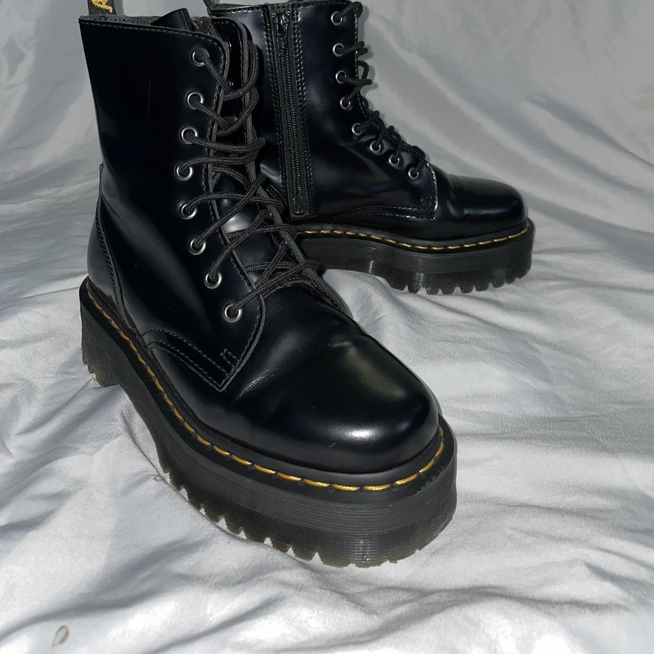 Platform Boots Used Doc Martens Womens Doc Martens Jadon Black