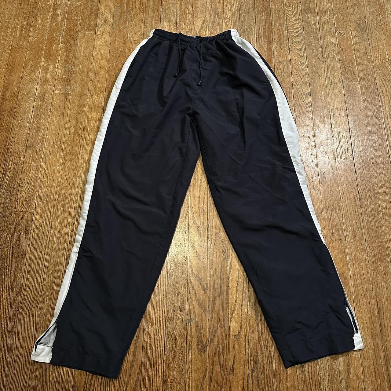 Mens track pants with zipper clearance legs