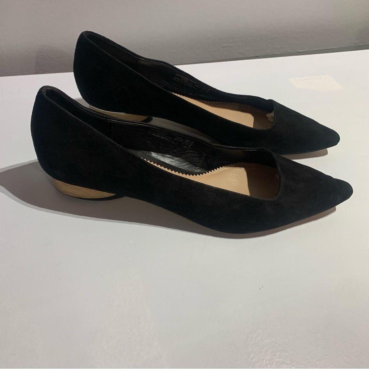 zara black flats