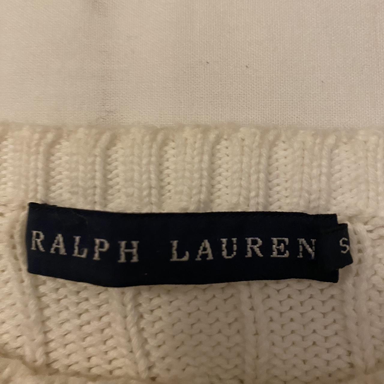 Ralph Lauren polo sweater Perfect condition White... - Depop