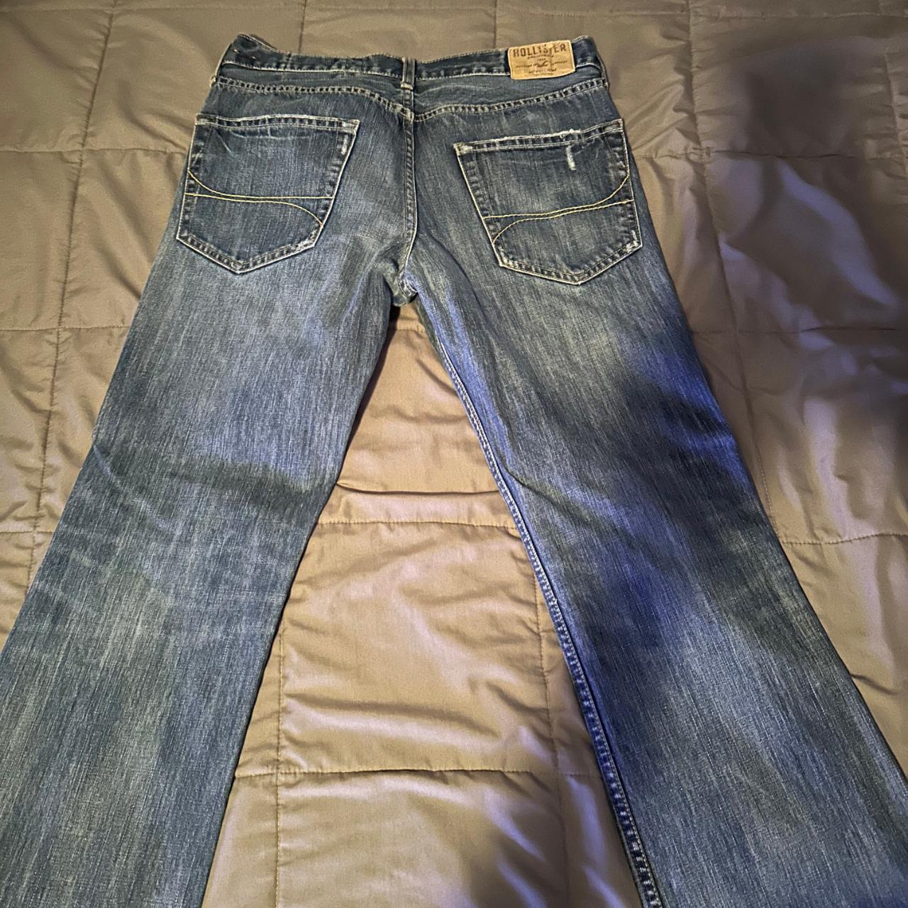 Vintage Hollister relaxed fit jeans Size w32 L32 In... - Depop