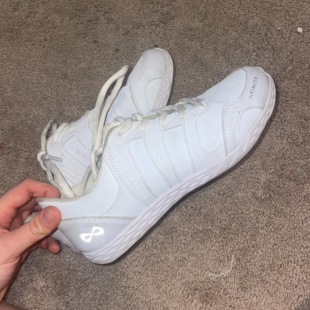 Lightly worn Infinity cheer shoes Size 6 cheer... Depop