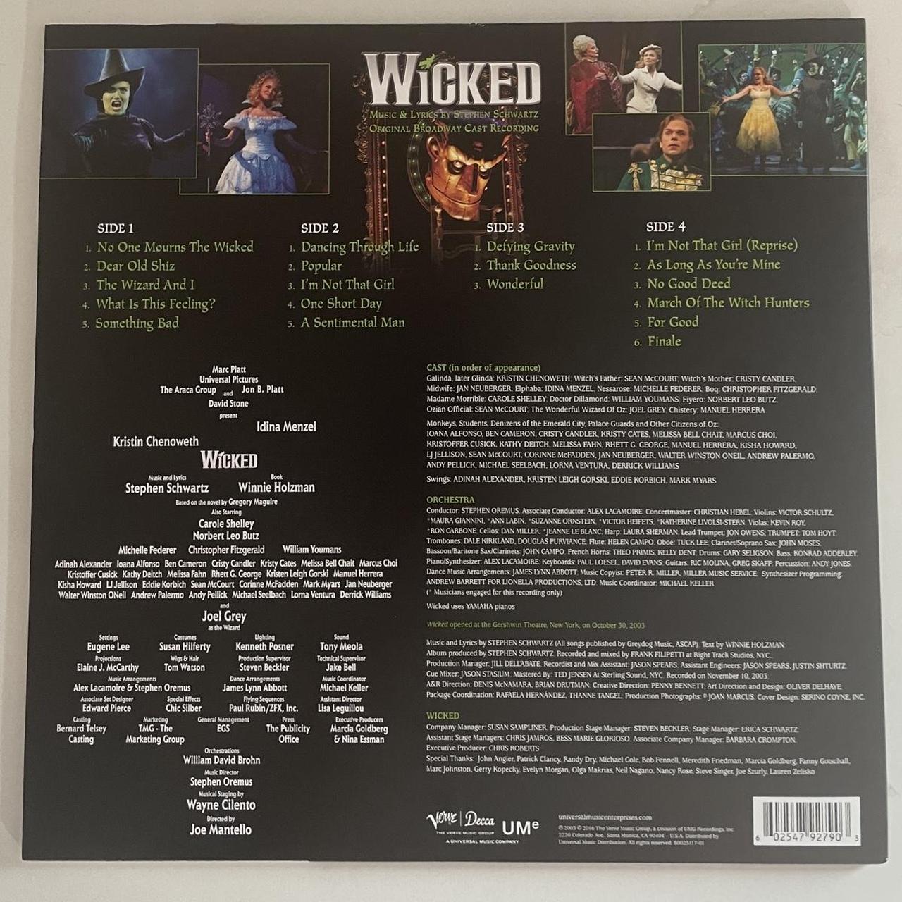 Original Broadway Recording Wicked Vinyl Black Depop original-broadway-recording-wicked-vinyl-black-depop