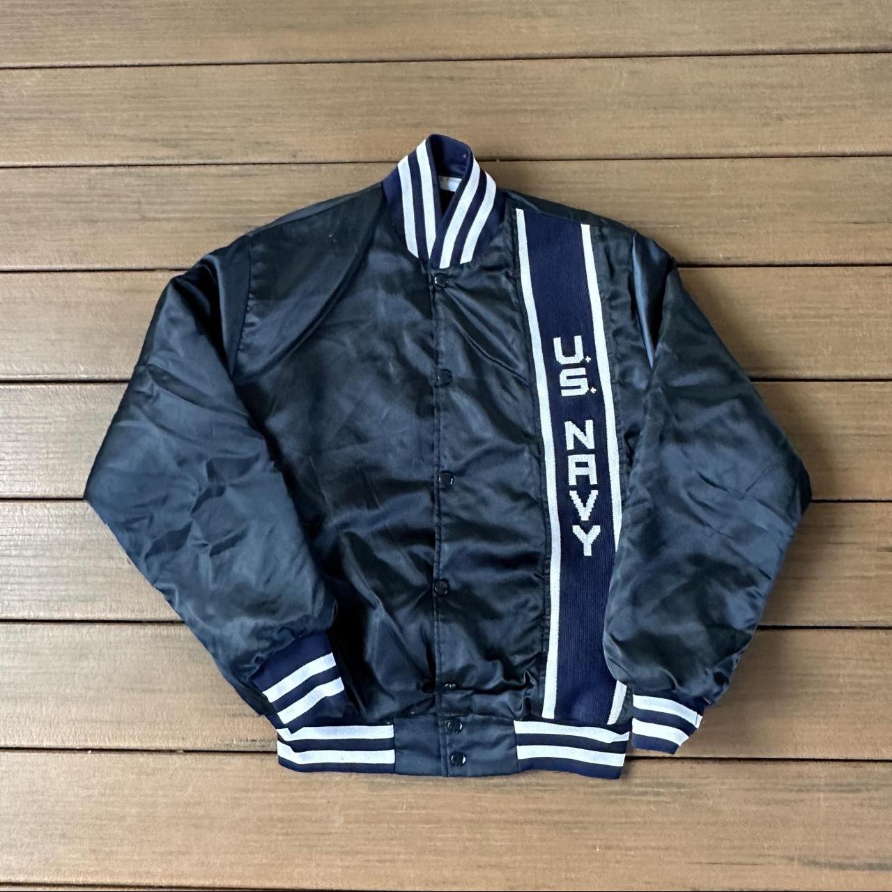 American Vintage Men's Bomber Jacket - Navy