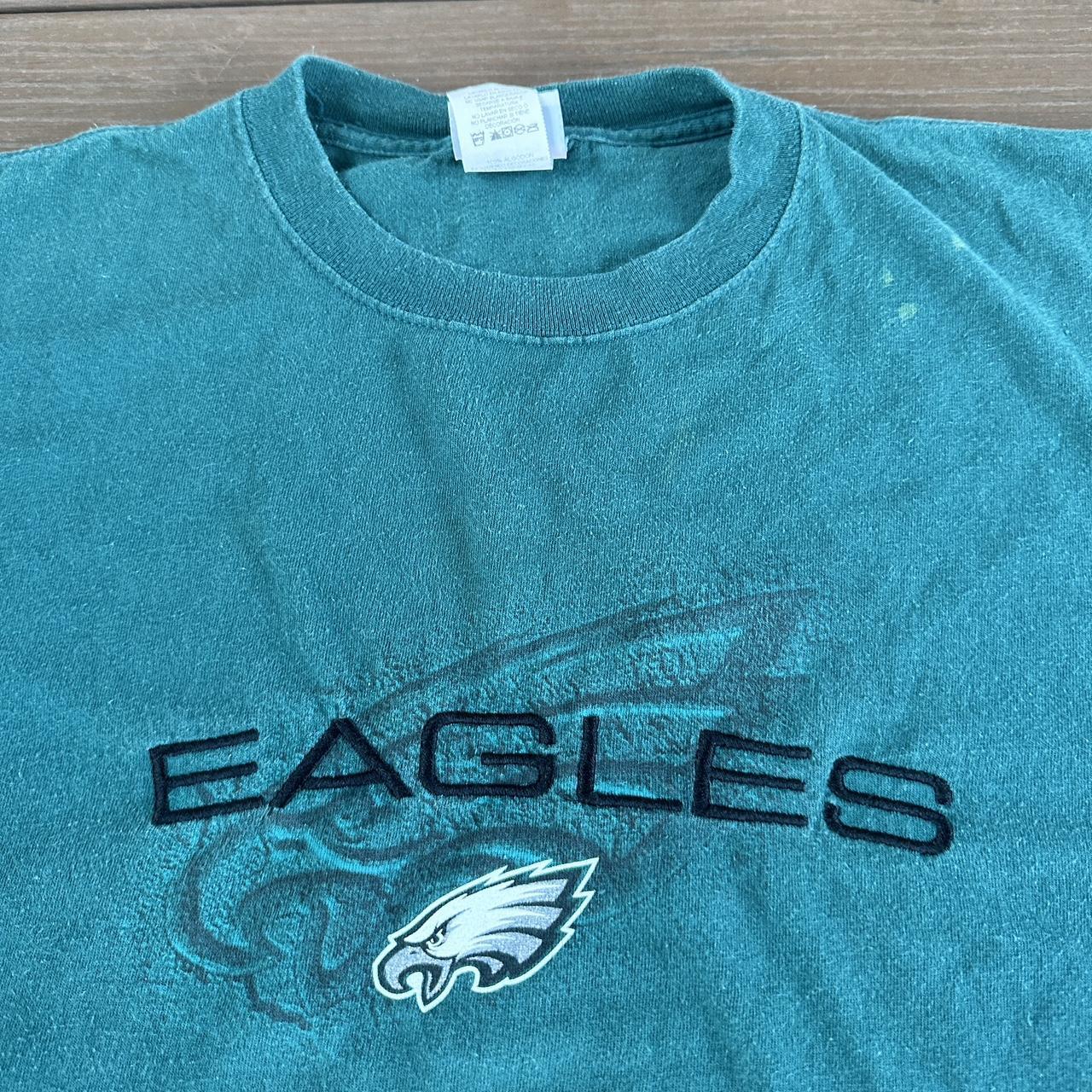 Philadelphia Eagles NFL Vintage 90's AJD Spell Out - Depop