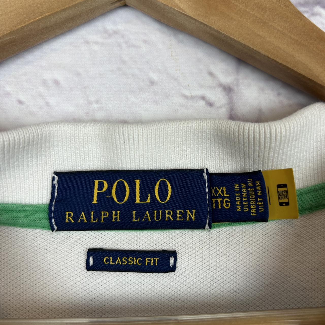Polo Ralph Lauren Men's Polo shirt - White/Multi … - image 3