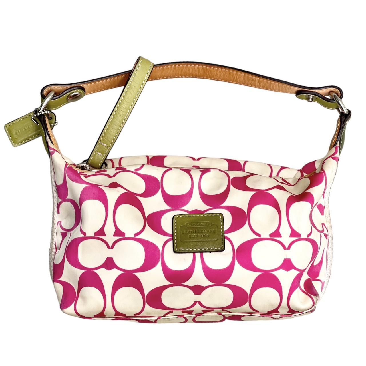 COACH,Dempsey 22 ,2way mini tote handbag,Crossbody bag, new item, Pink  White. | eBay