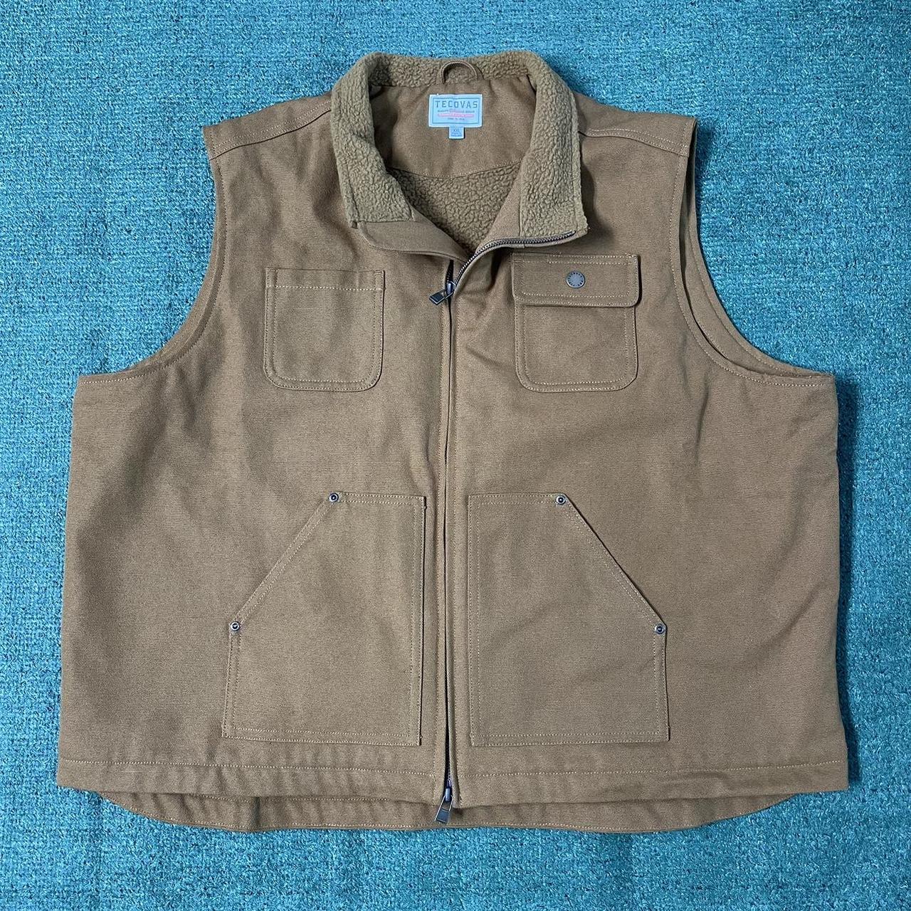 Tecovas Canvas Fleece Lined Vest Size 2XL - Depop