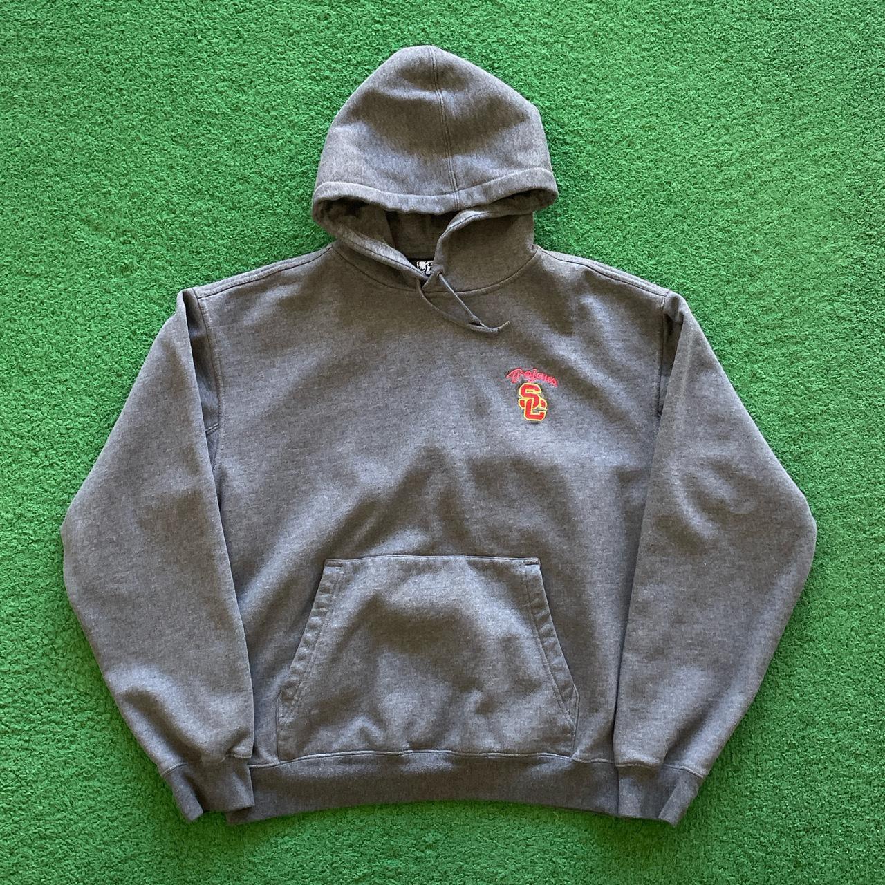 usc trojans embroidered hoodie size M good... Depop