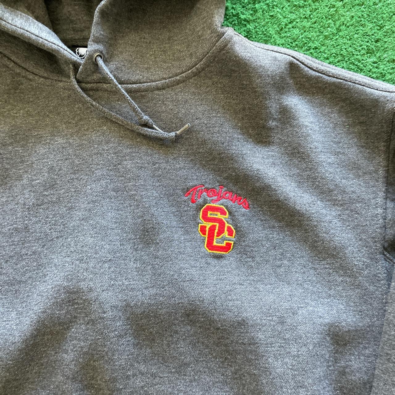 usc trojans embroidered hoodie size M good... Depop