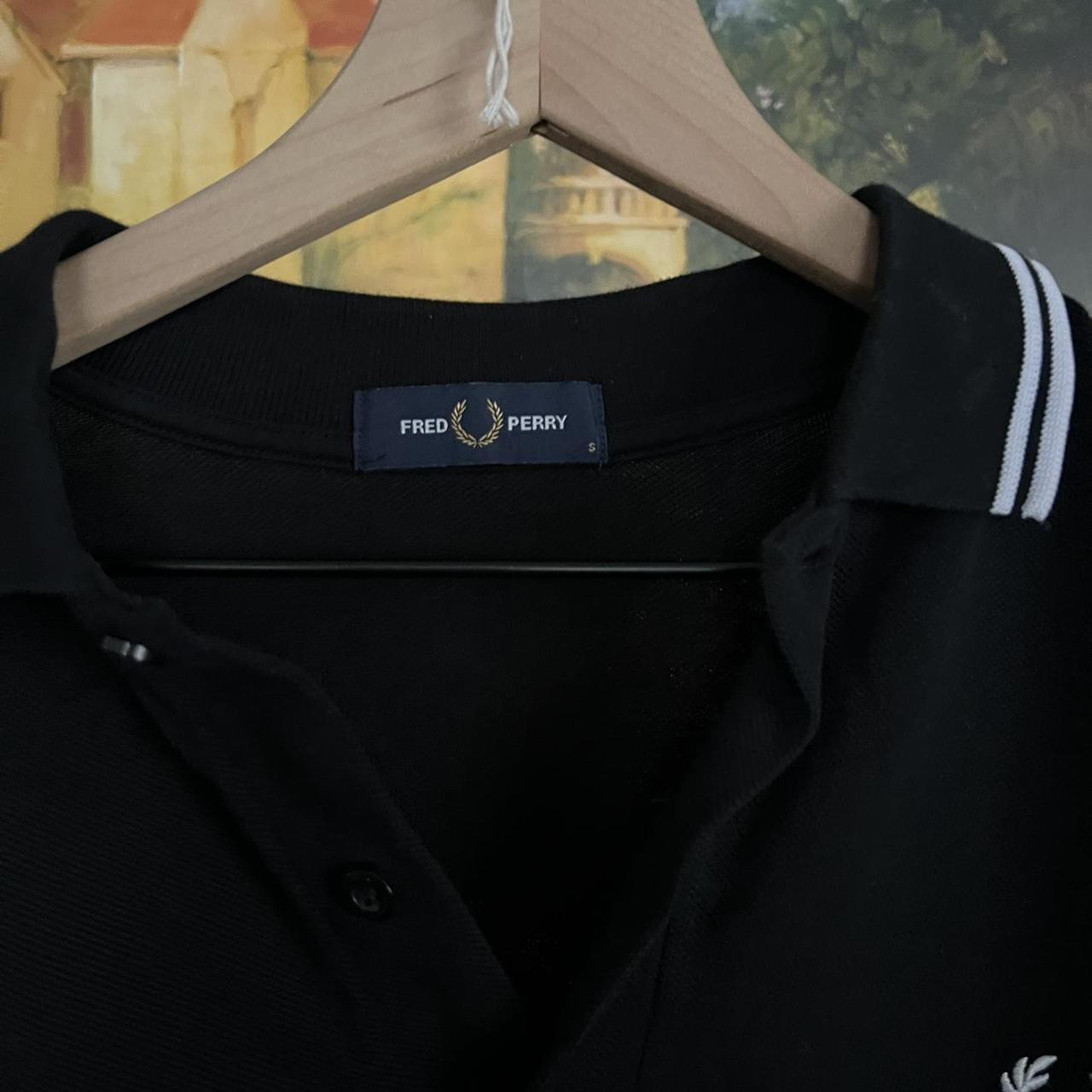 Fred Perry Men's Black and White Polo-shirts (2)