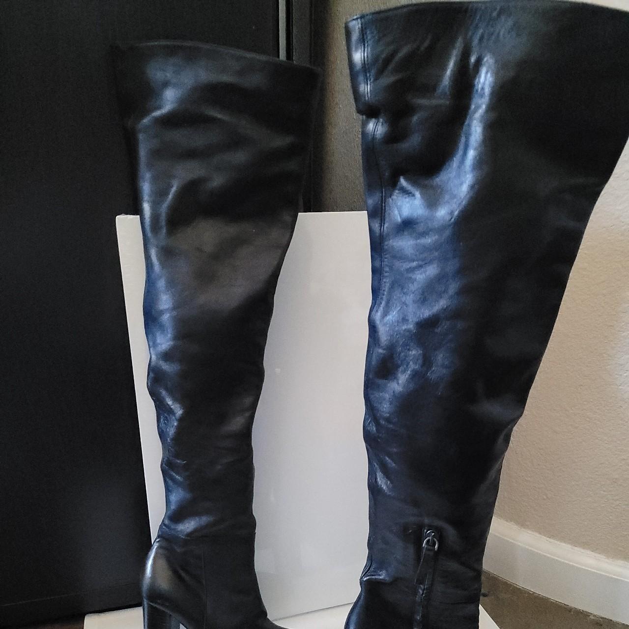 zara thigh high boots