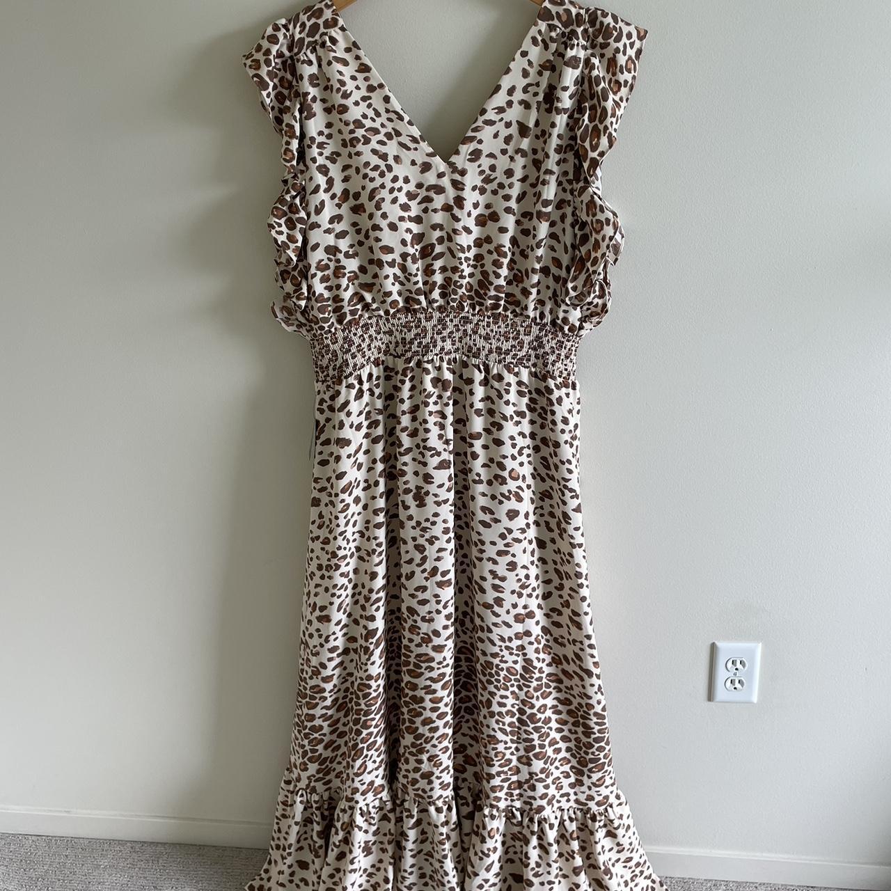 Express 2025 cheetah dress