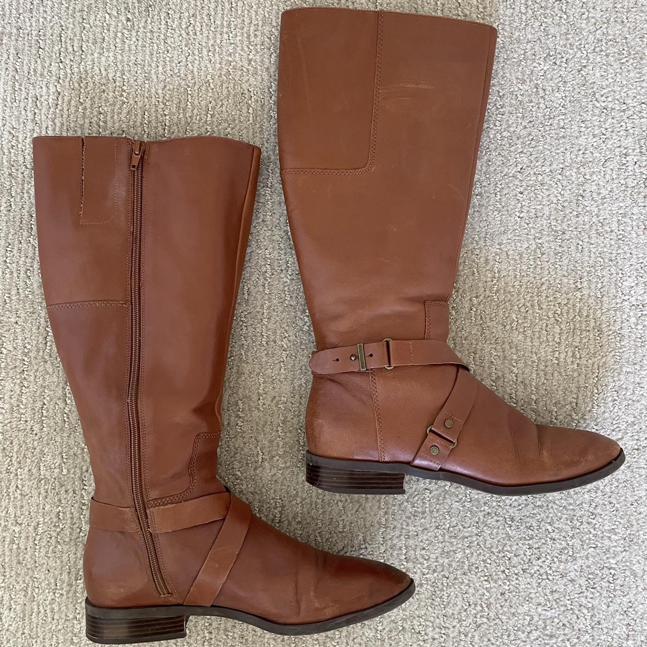 Nine west cognac boots hotsell