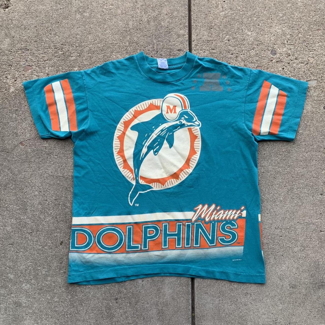 Salem Sportswear NFL Miami Dolphins Vintage Shirt - Depop