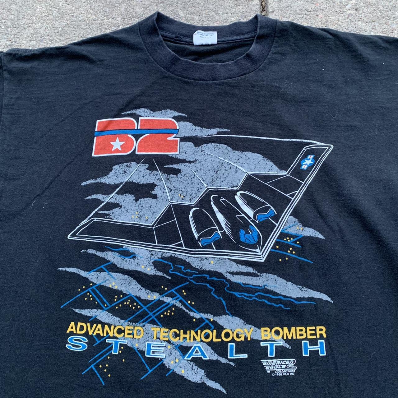 Vintage 1988 B2 Stealth Bomber shirt! Men's XL,... - Depop