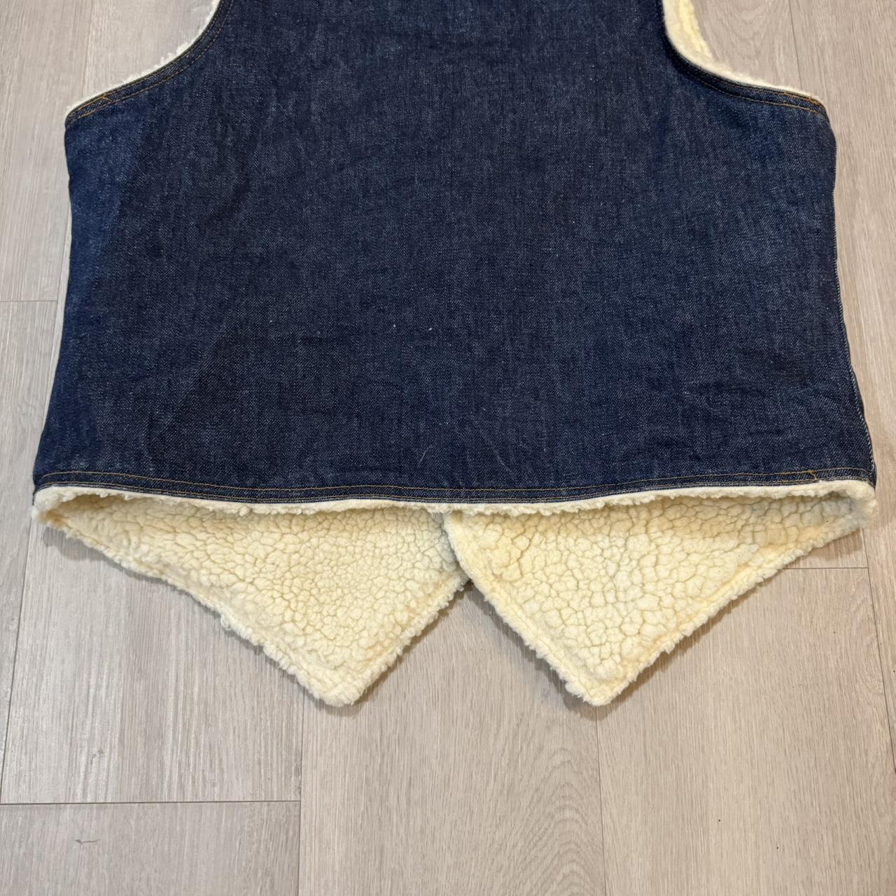Levi's Men's Vest - Navy/Blue - L – Vintage Levi’… - image 8