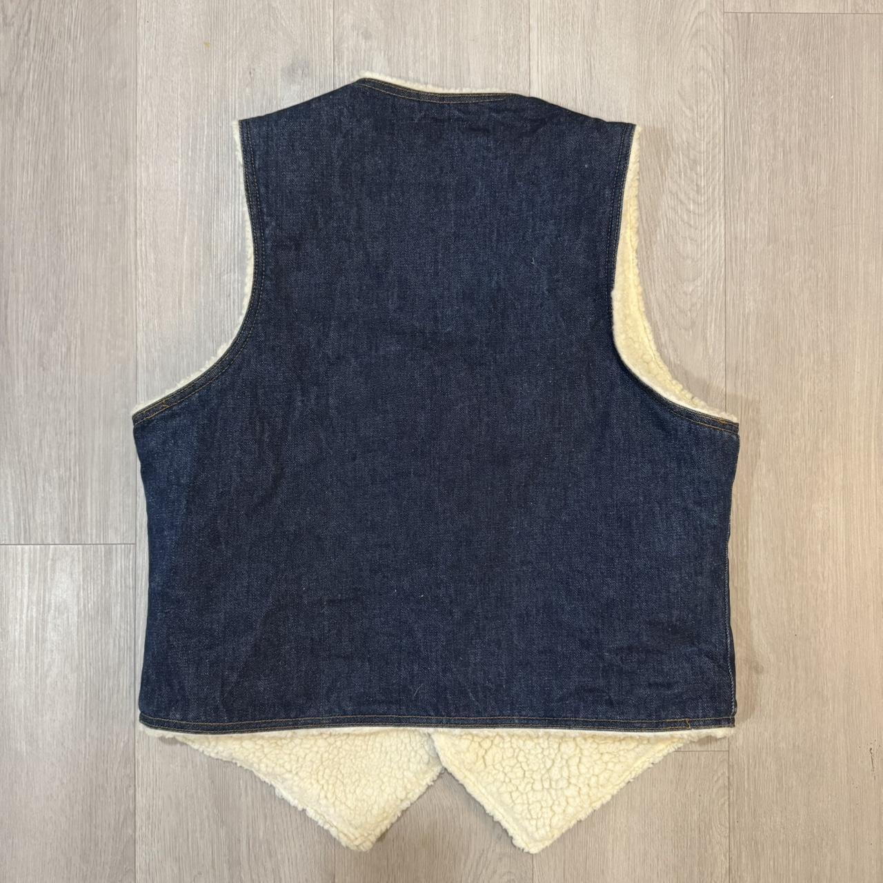 Levi's Men's Vest - Navy/Blue - L – Vintage Levi’… - image 7