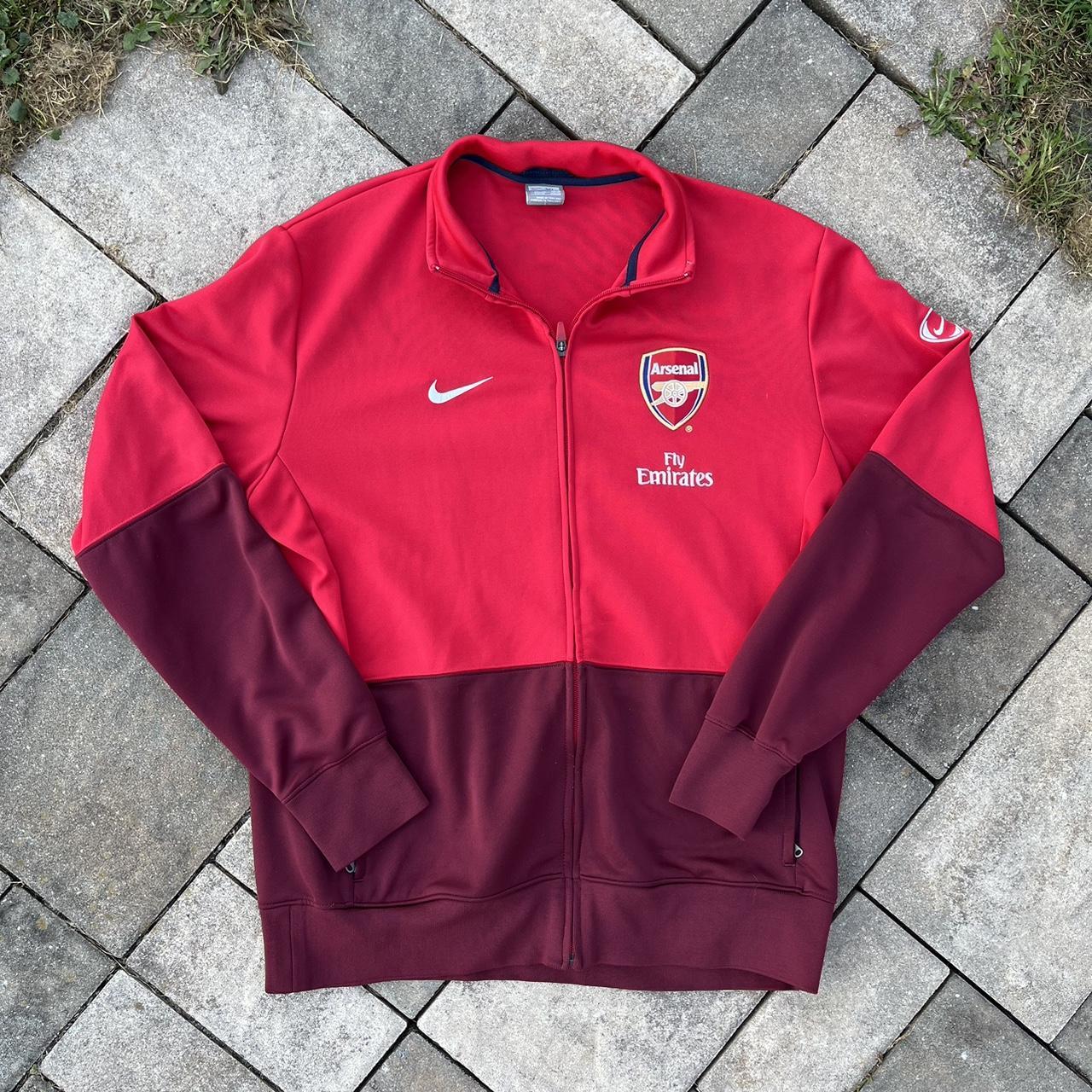 nike soccer zip up size XL fly emirates Depop