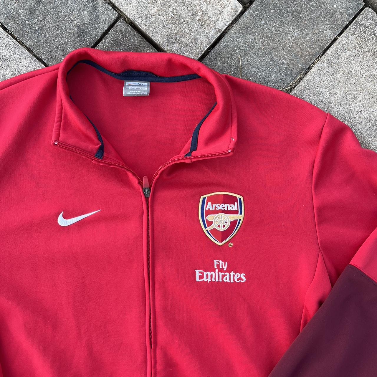 nike soccer zip up size XL fly emirates Depop