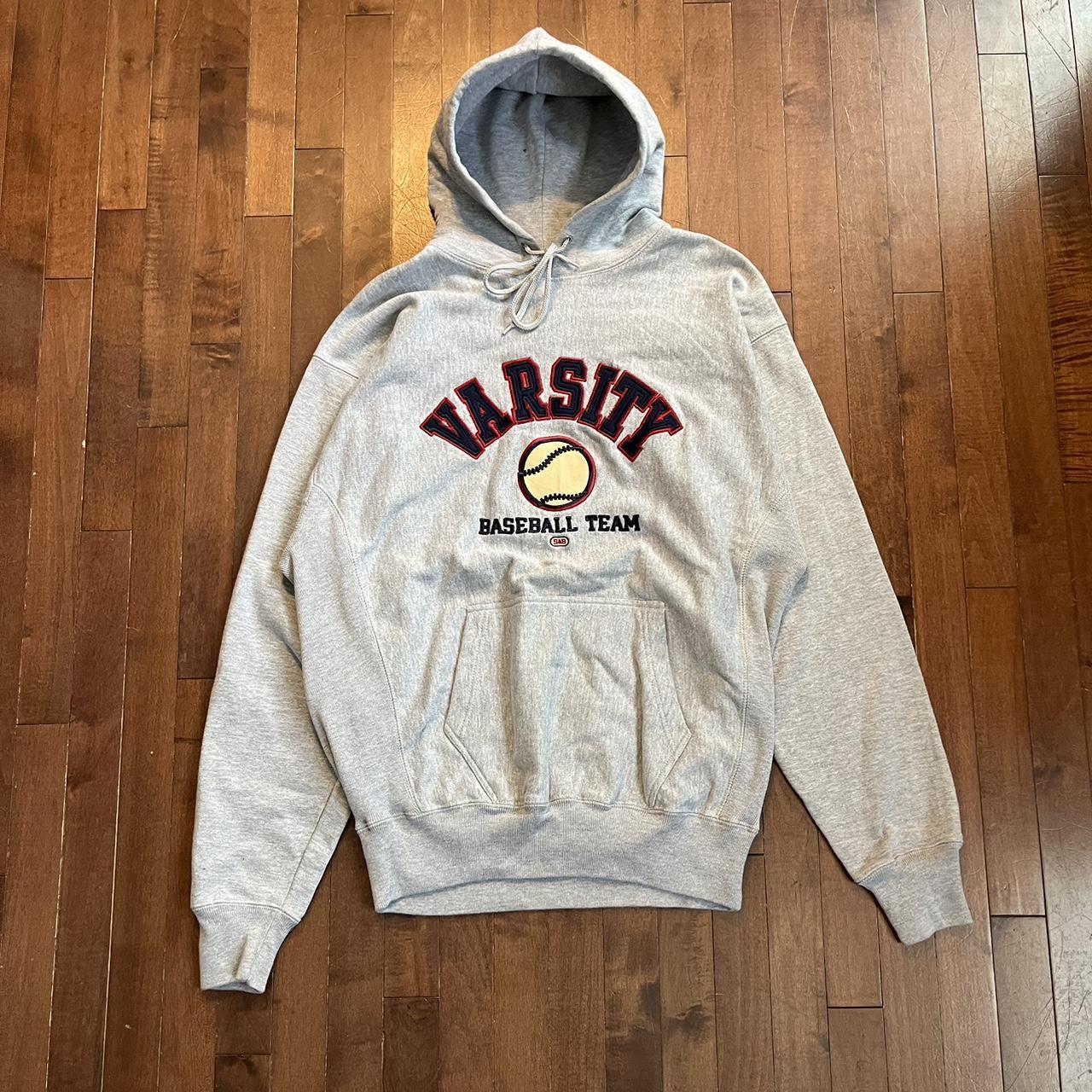 vintage steve and barry’s baseball hoodie size L... - Depop