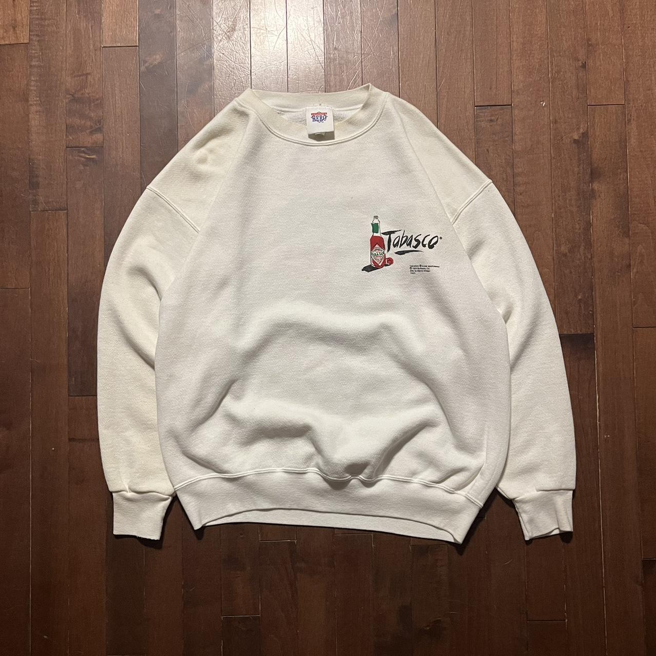 vintage 1994 tabasco crewneck size L super dope... - Depop