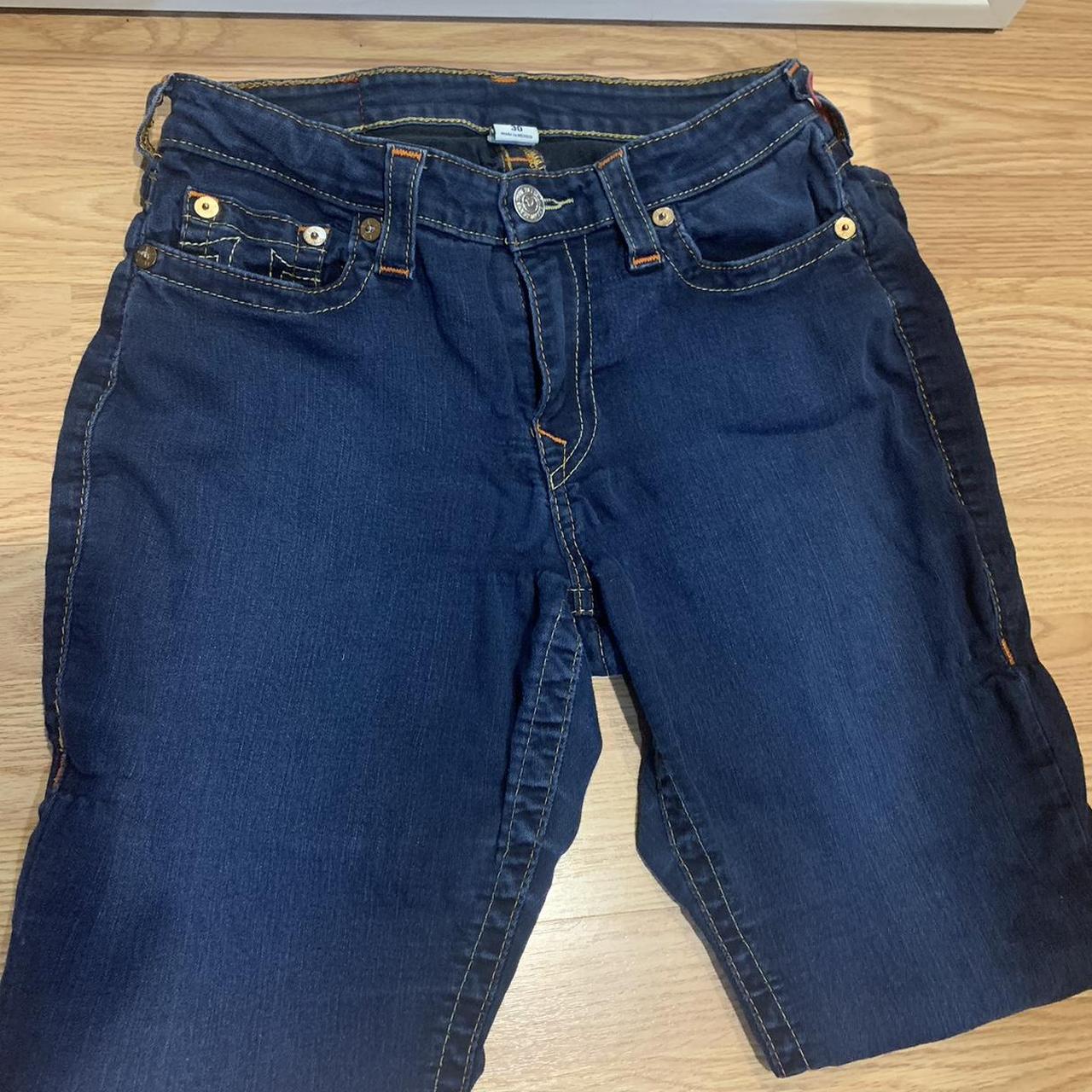 True Religion skinny jeans Size: 30 defects noted... - Depop