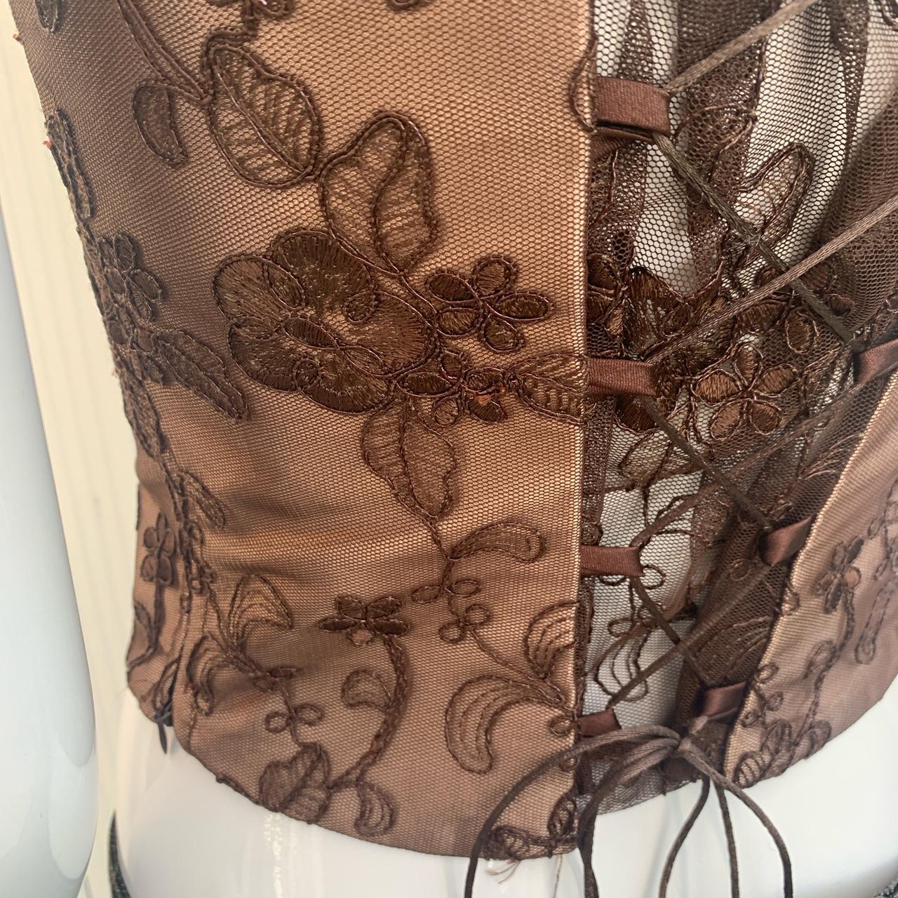 Women's Brown Corset | Depop