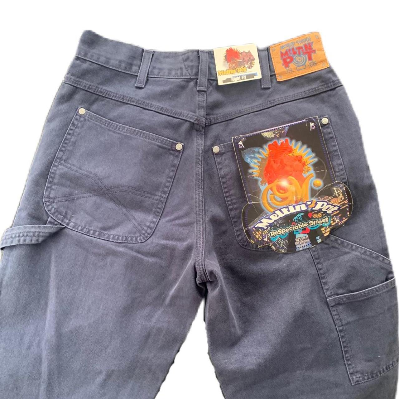 Vintage jeans meltin pot made in Italy 90s... - Depop
