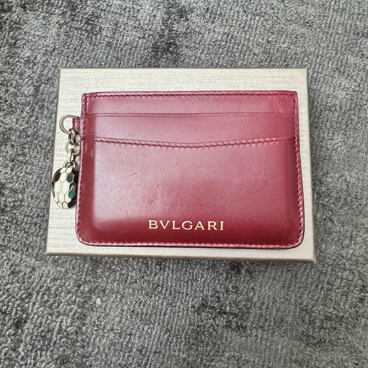 Bvlgari card discount holder pink