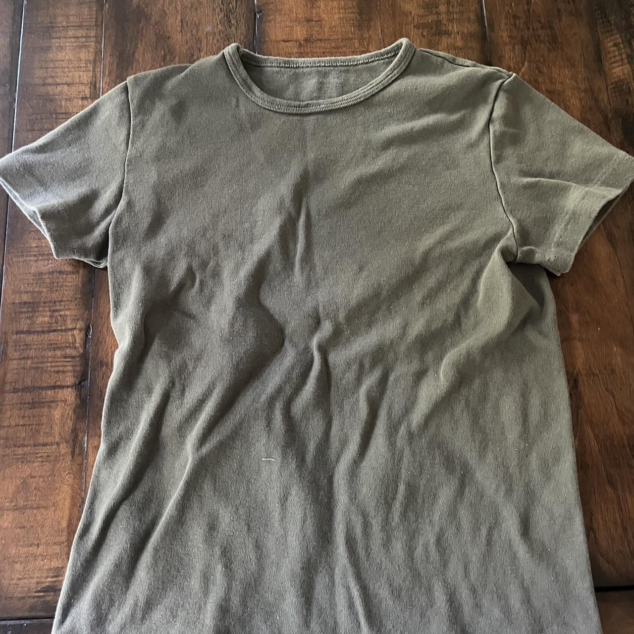 Brandy Melville thick cotton tee. Worn a handful of... - Depop