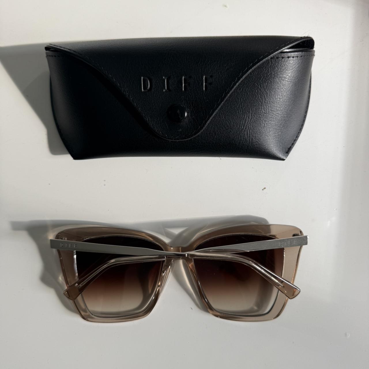DIFF Women's Sunglasses - Brown/Gold – DIFF brown… - image 2