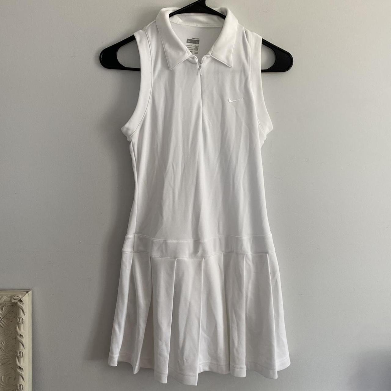 white nike dress