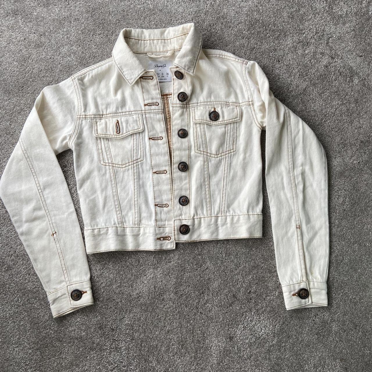 White denim jacket on sale primark